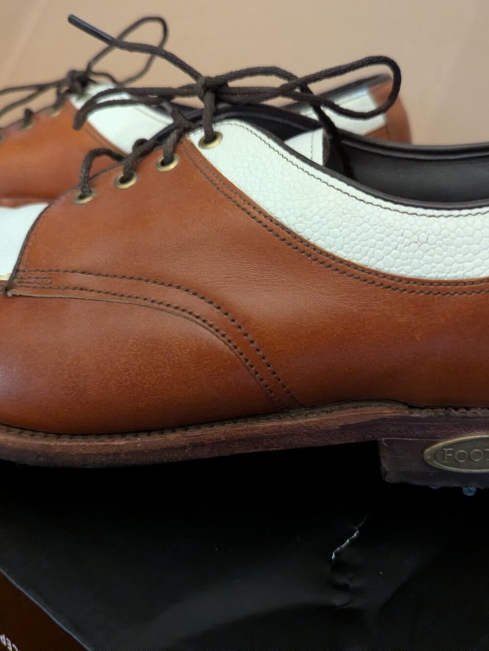 Footjoy Mens Golf Spiked Golf Shoes Size 9 - Picture 4 of 7
